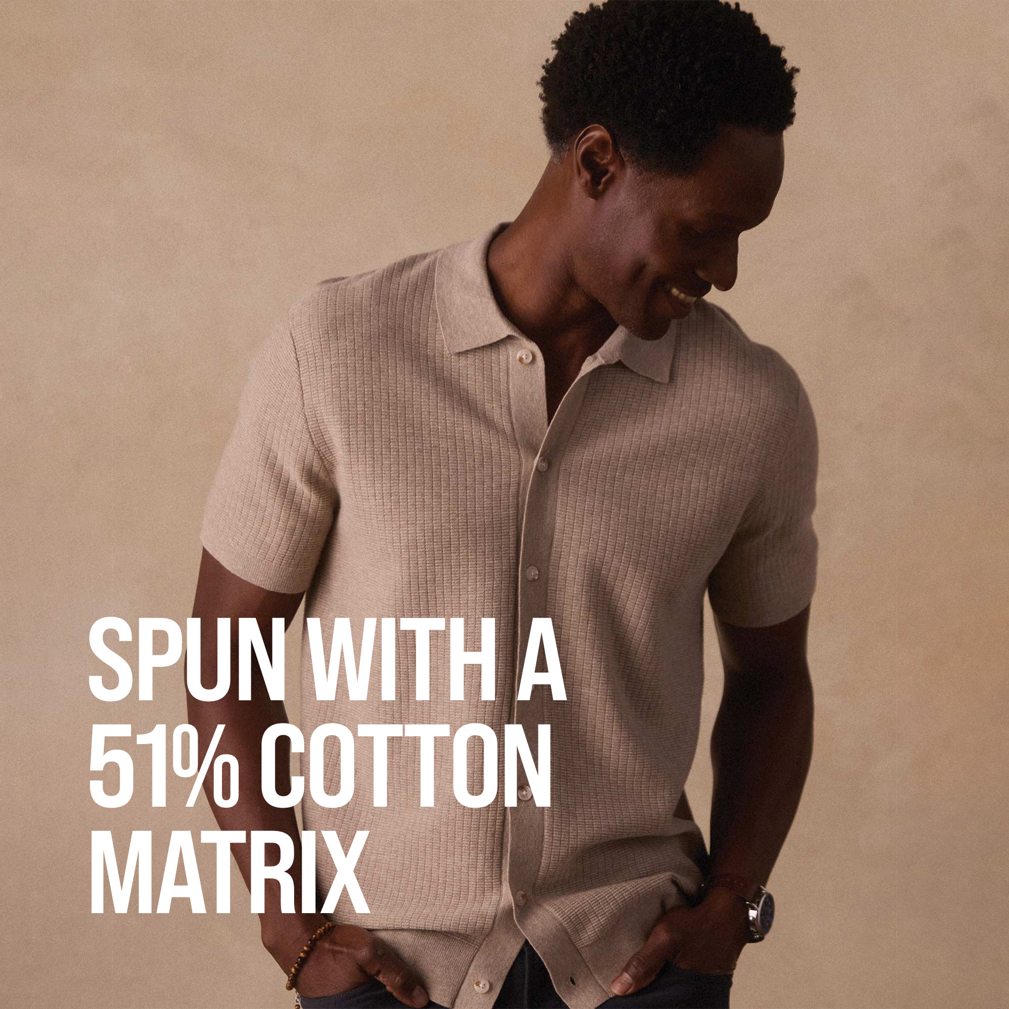 Spun With A 51% Cotton Matrix copy